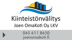 Kiinteistönvälitys Joen OmaKoti Oy, LKV logo
